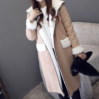 Aikoo Fleece-Lined Hooded Coat