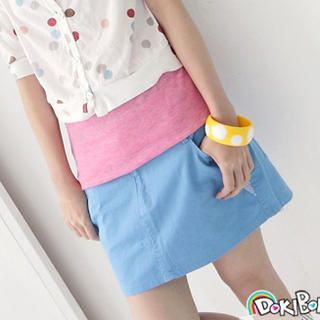 Lace-Trim Skirt