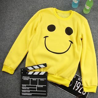 Fashion Street Smily Face Pullover