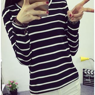 MayFair Striped Long-Sleeve T-Shirt