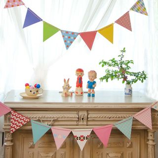 Hera's Place Set of 12 : Party Coloured Flags