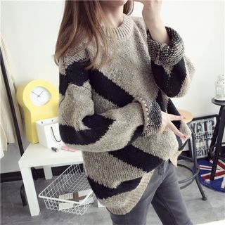Qimi Color-Block Sweater
