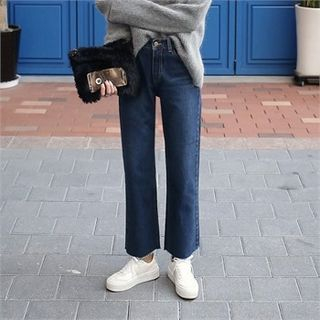 midnightCOCO Straight-Cut Wide-Leg Jeans
