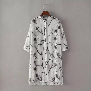 Ainvyi Long Sleeves Print Light Jacket