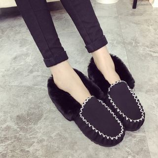 Chryse Fleece-Lined Moccasins