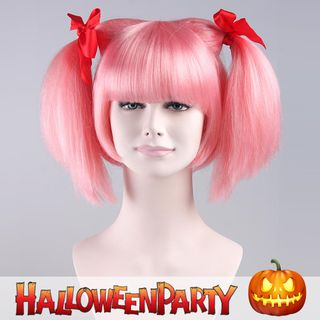 Party Wigs HalloweenPartyOnline - Candy Apple Pink - One Size