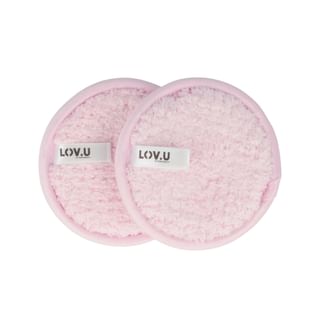 Parsa Beauty - Set Of 2: Lov.u Microfiber Pads Set Of 2: Pink