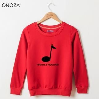 Onoza Long-Sleeve Printed Pullover