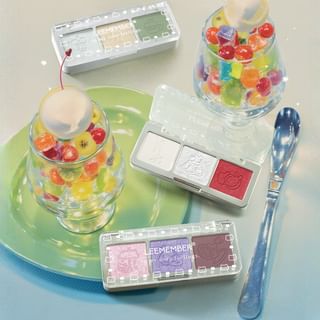 Leemember - 3 Colors Eyeshadow Fruit Punch Edition - 3 Types #Jm01 - 4.8G