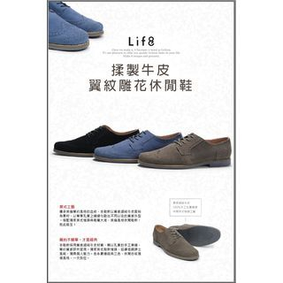 Life 8 Stitched Lace-up Oxford Shoes
