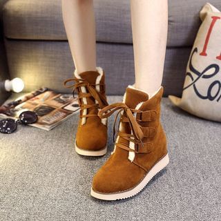 Kicko Lace-Up Short Boots