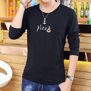 Besto Embroidered Long-Sleeve T-Shirt