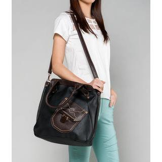 yeswalker Pocket Front Shoulder Bag Black - One size