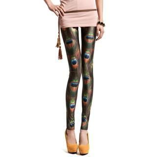 Lynley Peacock Print Leggings