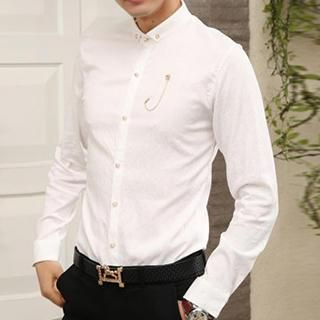 Besto Jacquard Long-Sleeve Shirt