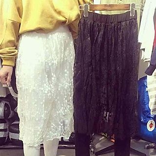 Eva Fashion Inset Legging Lace Skirt