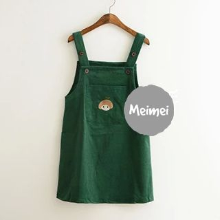 Meimei Girl Embroidered Jumper Dress