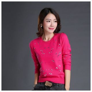Mistee Embroidered Knit Top