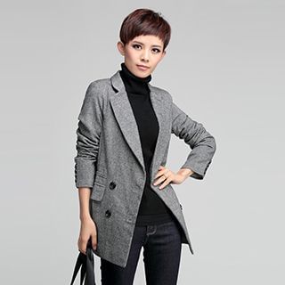OnceFeel Double-breasted Blazer