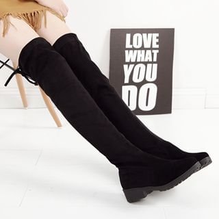 One100 Bow-Back Over-the-Knee Boots