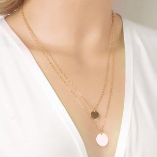 Seirios Cicle-Accent Double-Chain Necklace