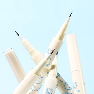 Xixi - Smooth Liquid Eyeliner - 4-5 #05 Wood Gray - 0.6Ml