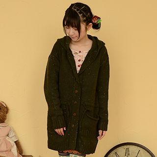 Moriville Hooded Chunky Cardigan