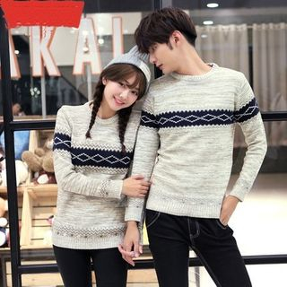 Evolu Matching Couple M lange Sweater