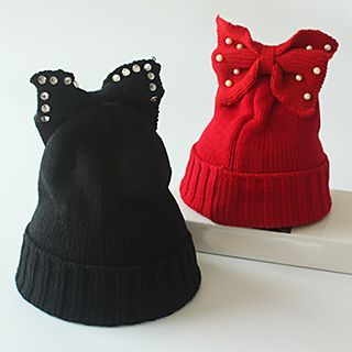 EVEN Bow Knit Beanie