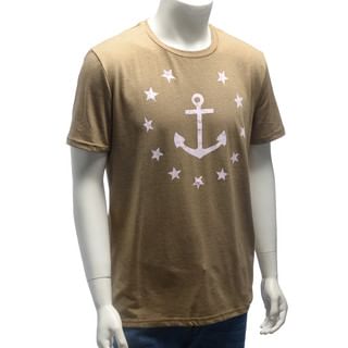 YesStyle M Short-Sleeve Anchor-Print T-Shirt