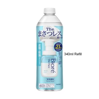Kao - Biore The Face Foam Facial Cleanser Moist 340Ml Refill