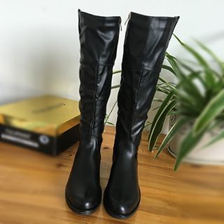 Edamame Side Zip Tall Boots