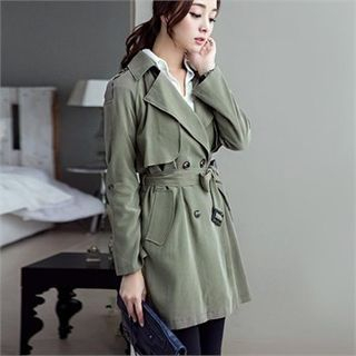 ode' Loose-Fit Trench Coat