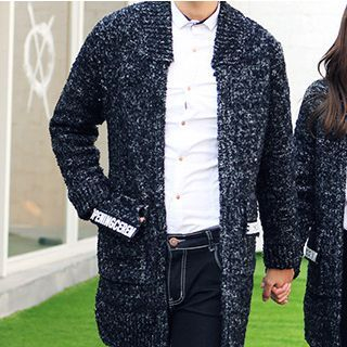 Bay Go Mall Couple Matching Long Cardigan