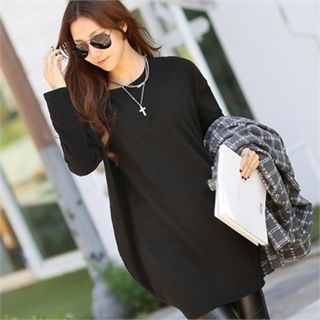 PIPPIN Drop-Shoulder Long-Sleeve Tunic