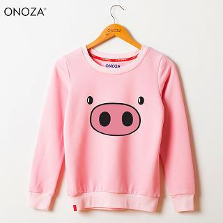 Onoza Pig Print Pullover