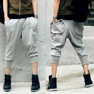 LC Homme Cropped Harem Pants