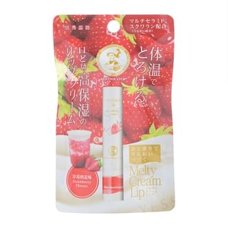 Rohto Mentholatum - Melty Cream Lip Balm Strawberry Cheezo 1 pc