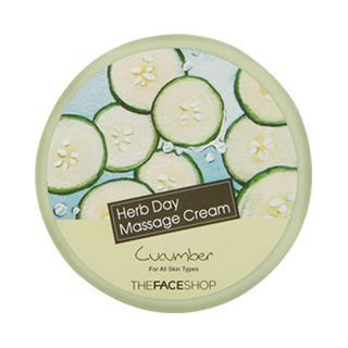 The Face Shop Herb Day Massage Cream Cucumber 150ml 150ml