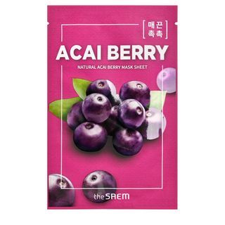 The Saem - Natural Mask Sheet - 25 Types #07 Acai Berry