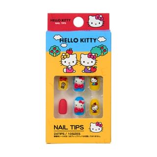 Santan - Sanrio Hello Kitty Retro Nail Tips 1 Set