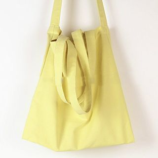 Ms Bean Canvas Tote with Shoulder Strap