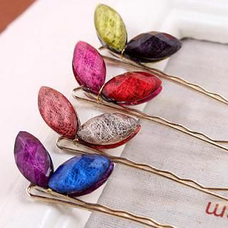 Seoul Young Jeweled Rabbit Ear Accent Hair Pin