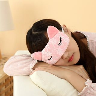 Lazy Corner Cat Ear Eye Mask