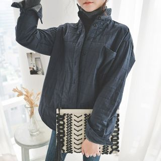 JUSTONE Pocket-Front Quilted Cotton Shirt