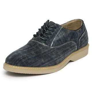 yeswalker Contrast Stitching Lace-Up Shoes