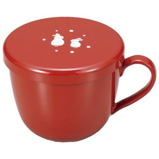 Hakoya Hakoya Soup Mug Red Usagi