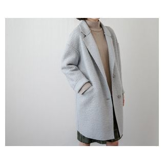 demavie Wool Blend Oversized Coat
