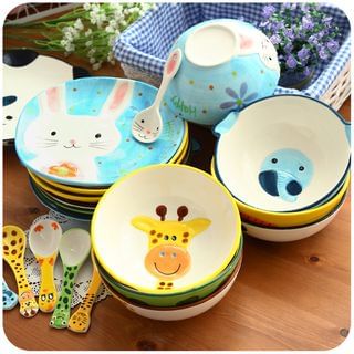 Momoi Animal Print Bowl / Plate / Spoon