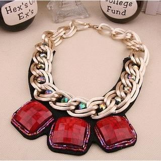 Ticoo Jeweled Necklace